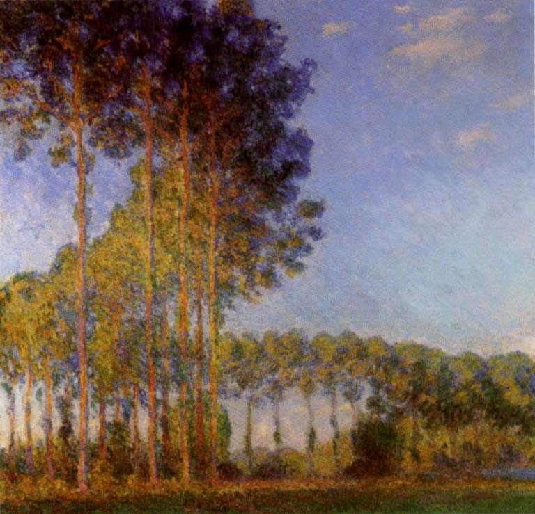 Poplars on the banks of the River Epte